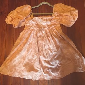 J. CREW PUFF-SLEEVE MINI DRESS IN WINDSWEPT FLORAL